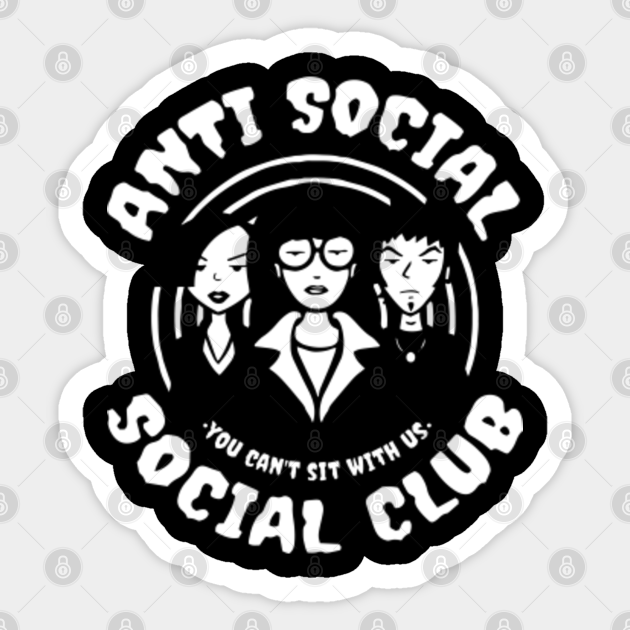 ANTI SOCIAL SOCIAL CLUB - Anti Social Social Club - Sticker | TeePublic